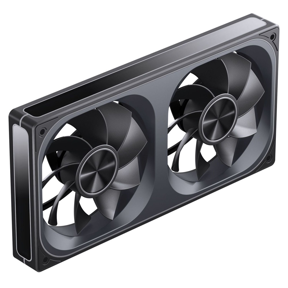 Jonsbo ZA-240 Infinity Mirror 240m PWM ARGB (fordított légáram) fekete ventilátor