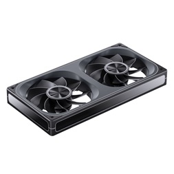 Jonsbo ZA-240 Infinity Mirror 240m PWM ARGB (fordított légáram) fekete ventilátor