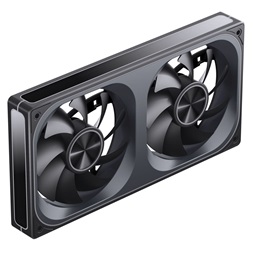 Jonsbo ZA-240 Infinity Mirror 240mm PWM ARGB fekete ventilátor