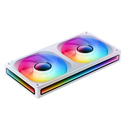 Jonsbo ZB-240 Infinity Mirror 240mm PWM ARGB fehér ventilátor