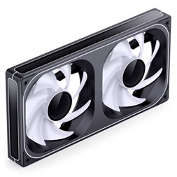 Jonsbo ZB-240 Infinity Mirror 240mm PWM ARGB fekete ventilátor