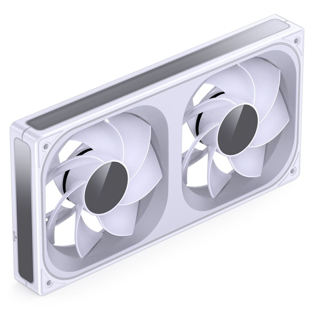 Jonsbo ZB-240 Infinity Mirror 240mm PWM ARGB (fordított légáram) fehér ventilátor