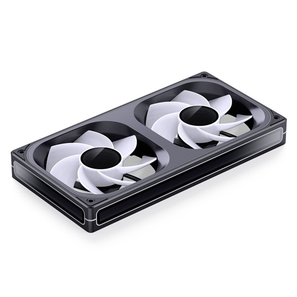 Jonsbo ZB-240 Infinity Mirror 240mm PWM ARGB (fordított légáram) fekete ventilátor