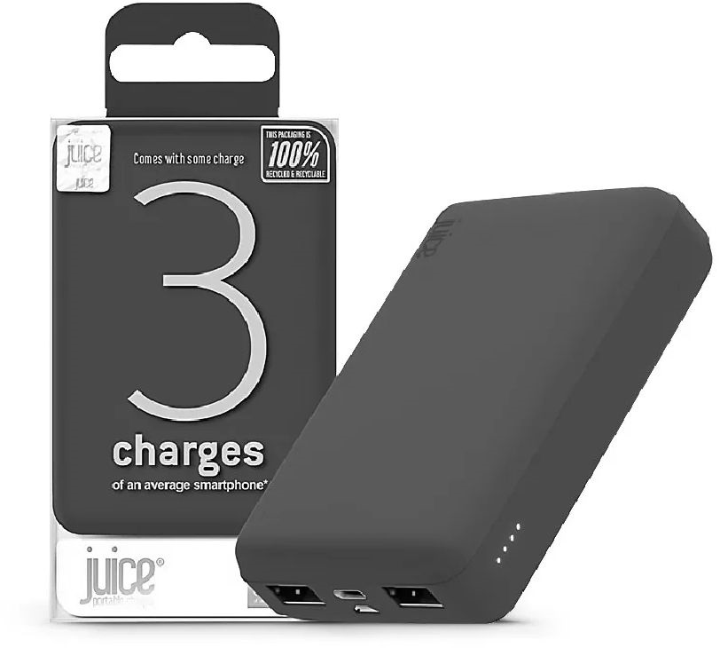 Juice JUI-PBANK-3-ECO-GRY ECO 3 10000mAh 15W szürke power bank