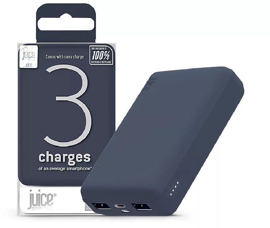 Juice JUI-PBANK-3-ECO-NVY ECO 3 10000mAh 15W tengerészkék power bank