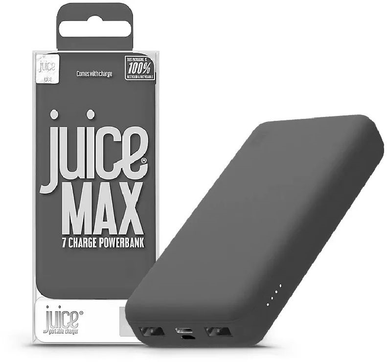 Juice JUI-PBANK-MAX-20000MA-ECO-GRY MAX 20000mAh 20W szürke powerbank