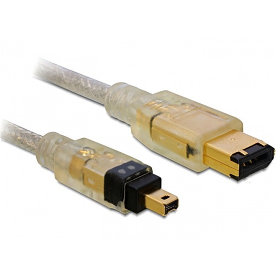 Delock 82576 1m 6pin / 4pin FireWire összekötő kábel