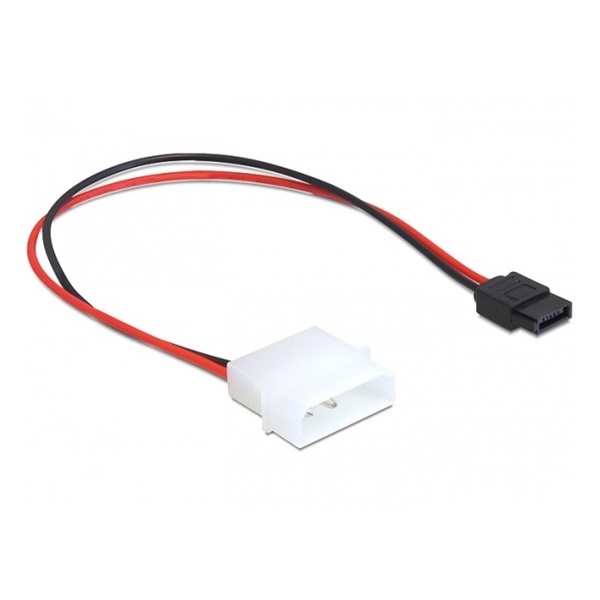 Delock 82913 0,25m IDE tápmolex/SATA táp 6pin kábel