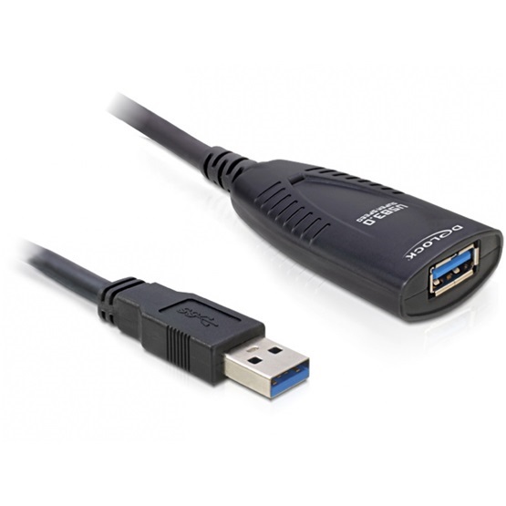 Delock 83089 5m USB 3.0 hosszabító kábel