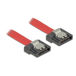Delock 83837 1m 6Gb/s flexi piros SATA kábel