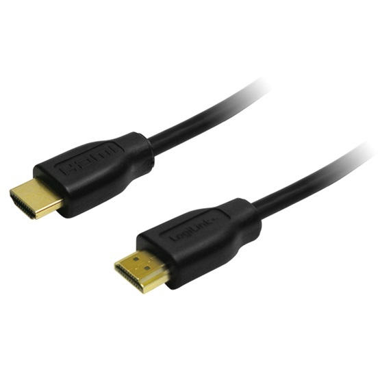 LogiLink CH0037 2m fekete 2x HDMI apa 1.4 kábel
