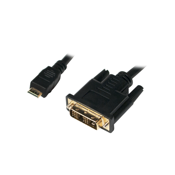 LogiLink CHM002 1m mini HDMI-DVI-D kábel