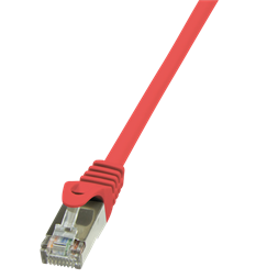 LogiLink CP1014S 0,25m piros Cat5e F/UTP patch kábel