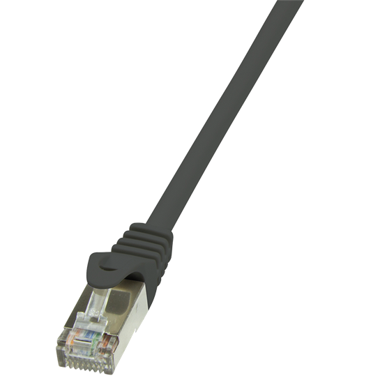 LogiLink CP1023S 0,5m fekete Cat5e F/UTP patch kábel