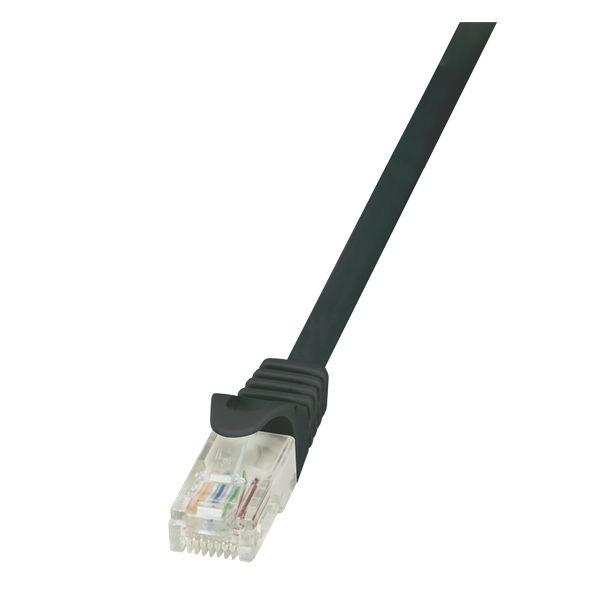 LogiLink CP1023U 0,5m fekete Cat5e UTP patch kábel
