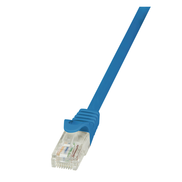 LogiLink CP1026U 0,5m kék Cat5e UTP patch kábel