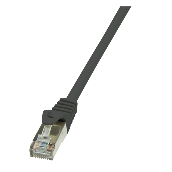 LogiLink CP1073S 5m fekete Cat5e F/UTP patch kábel