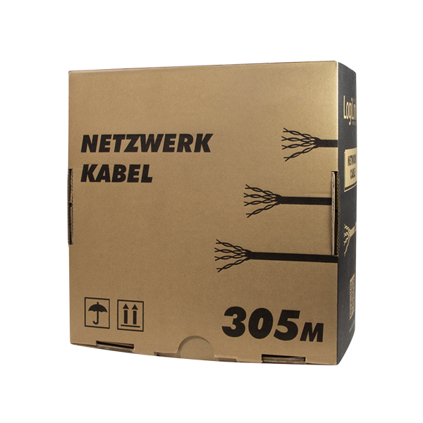 LogiLink CPV0019 100m UTP Cat5e installációs kábel