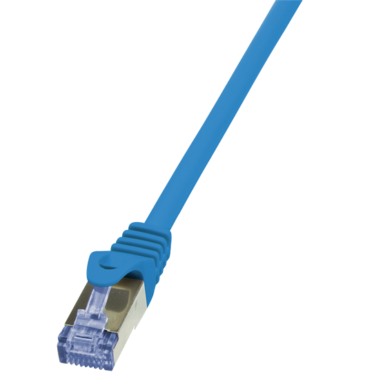 LogiLink CQ3056S 2m kék Cat6A S/FTP lapos patch kábel