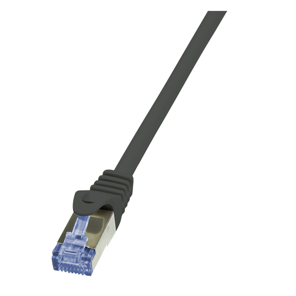 LogiLink CQ3083S 7,5m fekete Cat6A S/FTP lapos patch kábel