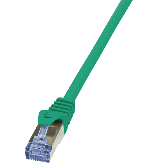 LogiLink CQ3095S 10m zöld Cat6A S/FTP lapos patch kábel
