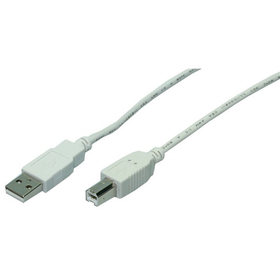 LogiLink CU0007 2m szürke 2x apa USB A-B kábel