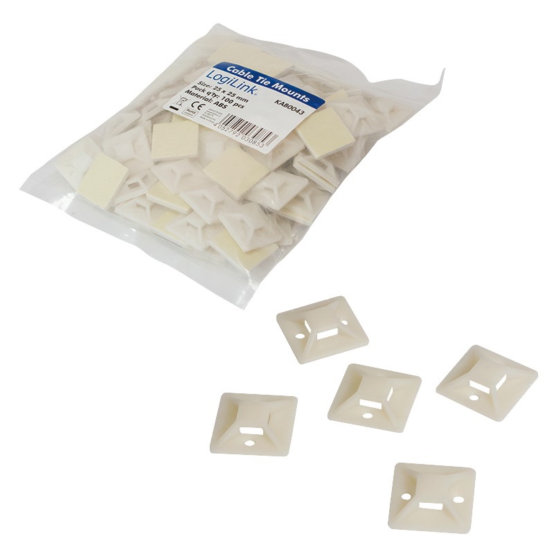 LogiLink KAB0043 25x25mm kábelkötegelő