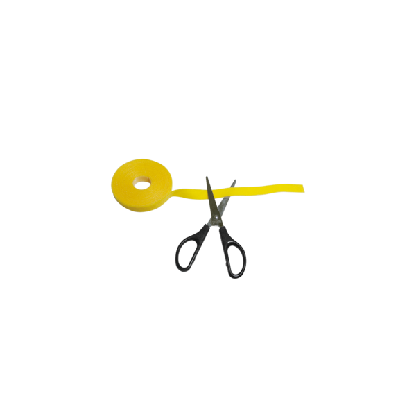 LogiLink KAB0051 400x16mm sárga vágható tépőzáras kábelkötegelő