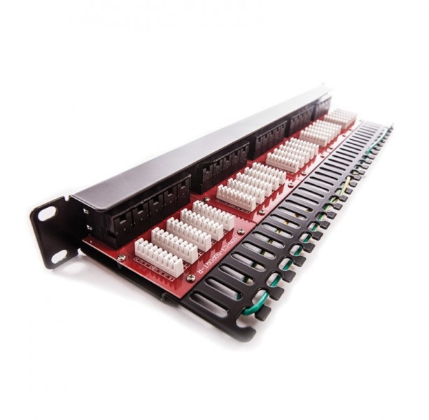 KE-Line 50 portos ISDN CAT3 Patch panel RJ45/u