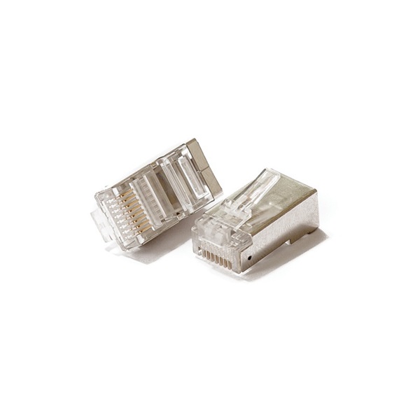 KE-Line 58G6912U Univerzális RJ45/s dugó, Kategória 5E, 8p8c, 50µ Au