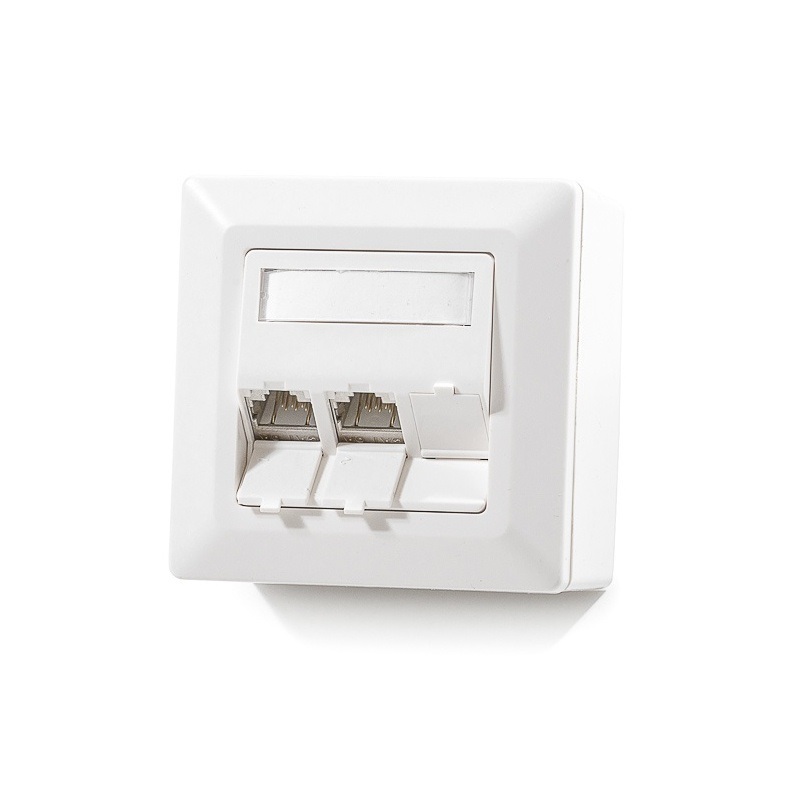 KE-Line 601143-AP Modulo50 falon kívüli aljzat 3 portos üres