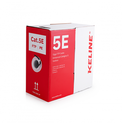 KE-Line Cat.5E (F/UTP) 305m 300MHz PE árnyékolt kültéri fali kábel
