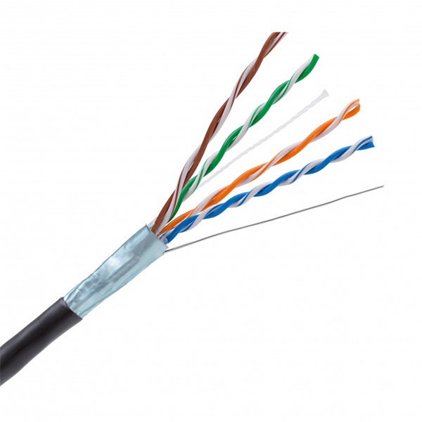 KE-Line Cat.5E (F/UTP) 305m 300MHz PE árnyékolt kültéri fali kábel