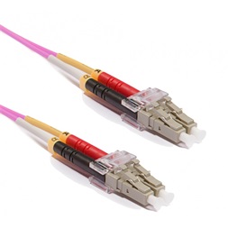 KE-Line Duplex multimódusú optikai patch kábel 50/125µm (OM4), 2xLC-2xLC, 2m