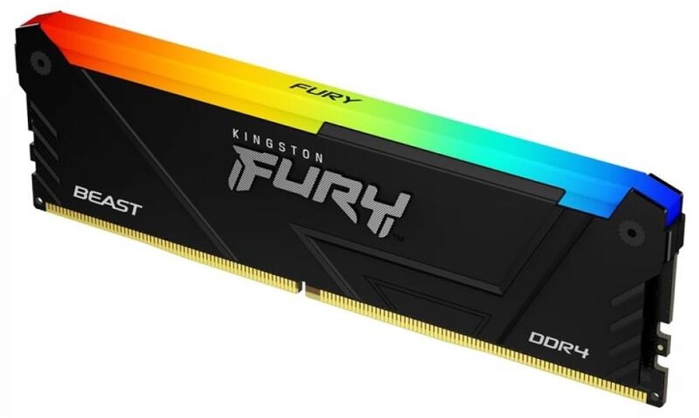 KINGSTON FURY Memória DDR4 16GB 3200MHz CL16 DIMM Beast RGB