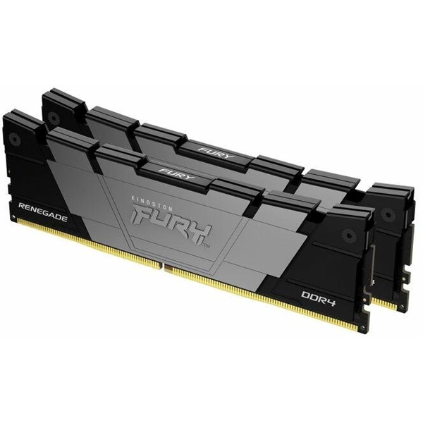 KINGSTON FURY Memória DDR4 32GB 3200MHz CL16 DIMM (Kit of 2) 1Gx8 Renegade Black