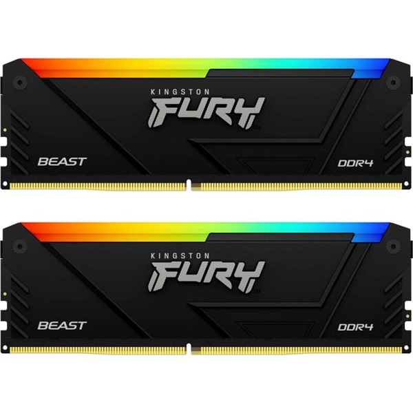 KINGSTON FURY Memória DDR4 32GB 3200MHz CL16 DIMM (Kit of 2) Beast RGB