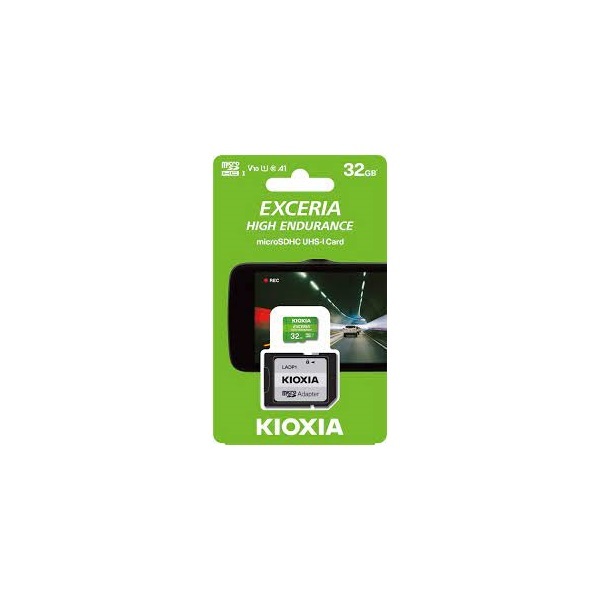 KIOXIA Memóriakártya MicroSDHC 32GB Exceria High Endurance CL10 UHS-I U3 + Adapter (TOSHIBA)