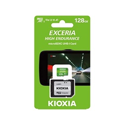 KIOXIA Memóriakártya MicroSDXC 128GB Exceria High Endurance CL10 UHS-I U3 + Adapter (TOSHIBA)
