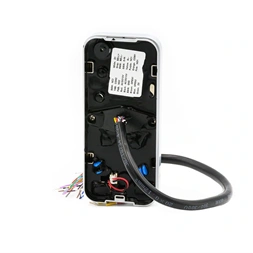 KIT-CON-M6.MF/13,56kHz MIFARE/vandálbiztos/nyomógombos/6db CON-TAG.MF-el/IP65/Kültéri/fém/RFID/2 relés olvasó és kódzár