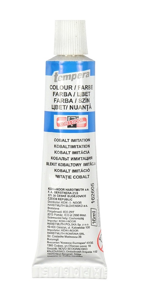 KOH-I-NOOR 162605 16ml kobaltkék tempera