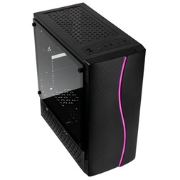KOLINK Ház Inspire K5 RGB ATX, Tápegység Nélkül, Edzett üveg, fekete