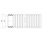 KOPOS KOPOFLEX KF 09125 BA 125 mm hajlékony kétköpenyű cső 50 méter/db