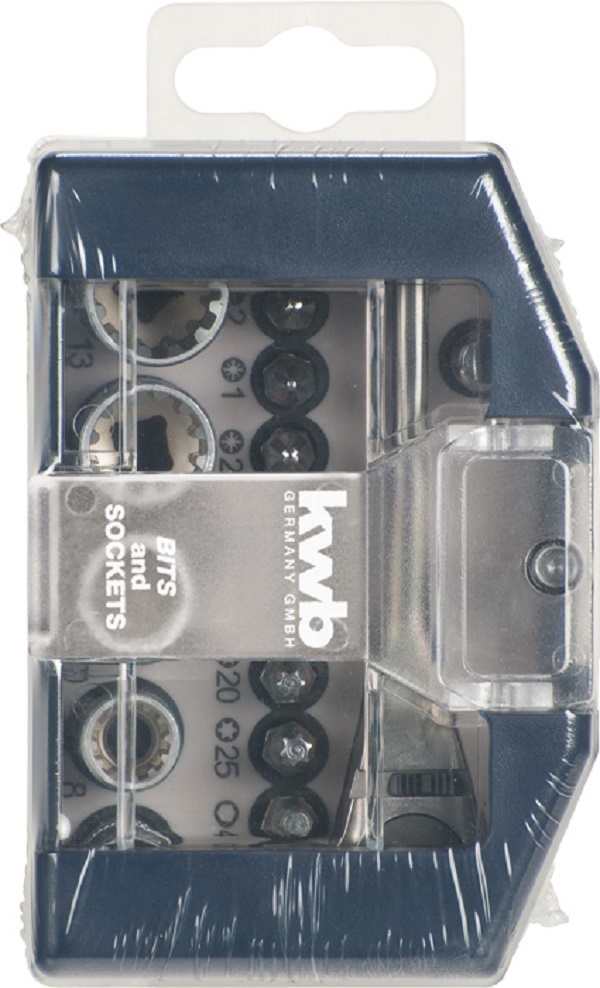 KWB 49118900 PROFI CrV acél TQ60 17 db-os bit és dugókulcs készlet