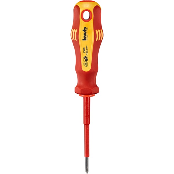 KWB 49662300 PROFI GS VDE INSULATED 1000V PHILLIPS CROSS PH0 75 mm csavarhúzó