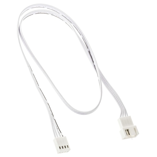 Kábel 4pin PWM hosszabbító, 60cm, Fehér
