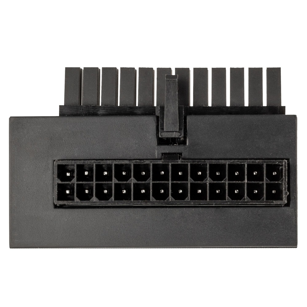 Kábel Modding Kolink Core Adept ARGB 24-Pin 9 fokos adapter Fekete