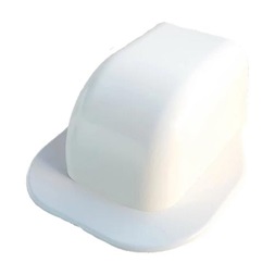 Kábelcsatorna íves fali csatlakozó idom 90 mm x 65 mm