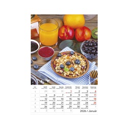 Kalendart 2026 T094 Gourmet falinaptár