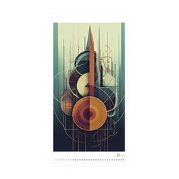 Kalendart 2026 T095 Generative Art falinaptár